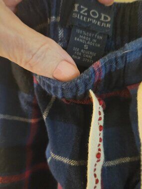 IZOD Unisex SMALL Long Pant Pajamas